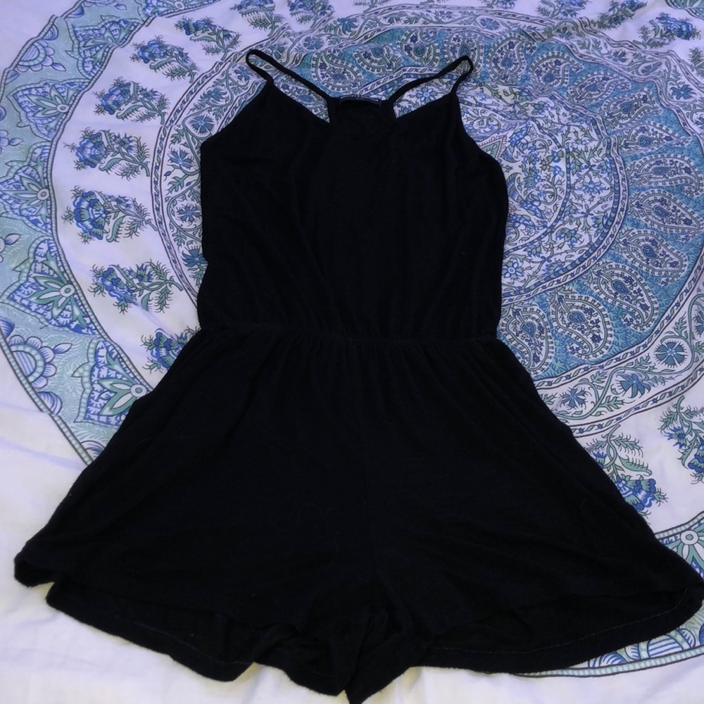 Black Brandy Romper